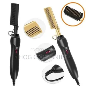 Professional Hair Straightener Heated Electric Styling Comb