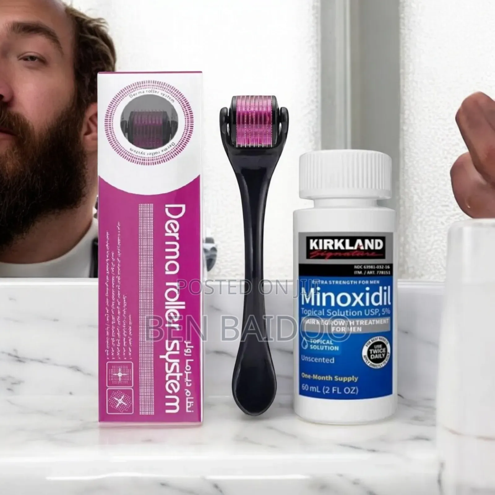 Kirkland Minox Oil And Derma Roller (0.5mm)