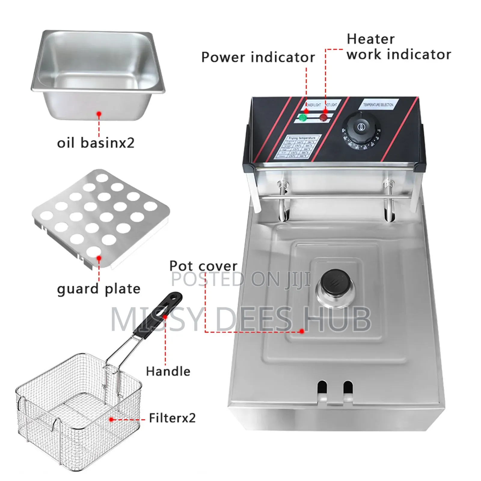 6l Deep Fryer - Boma