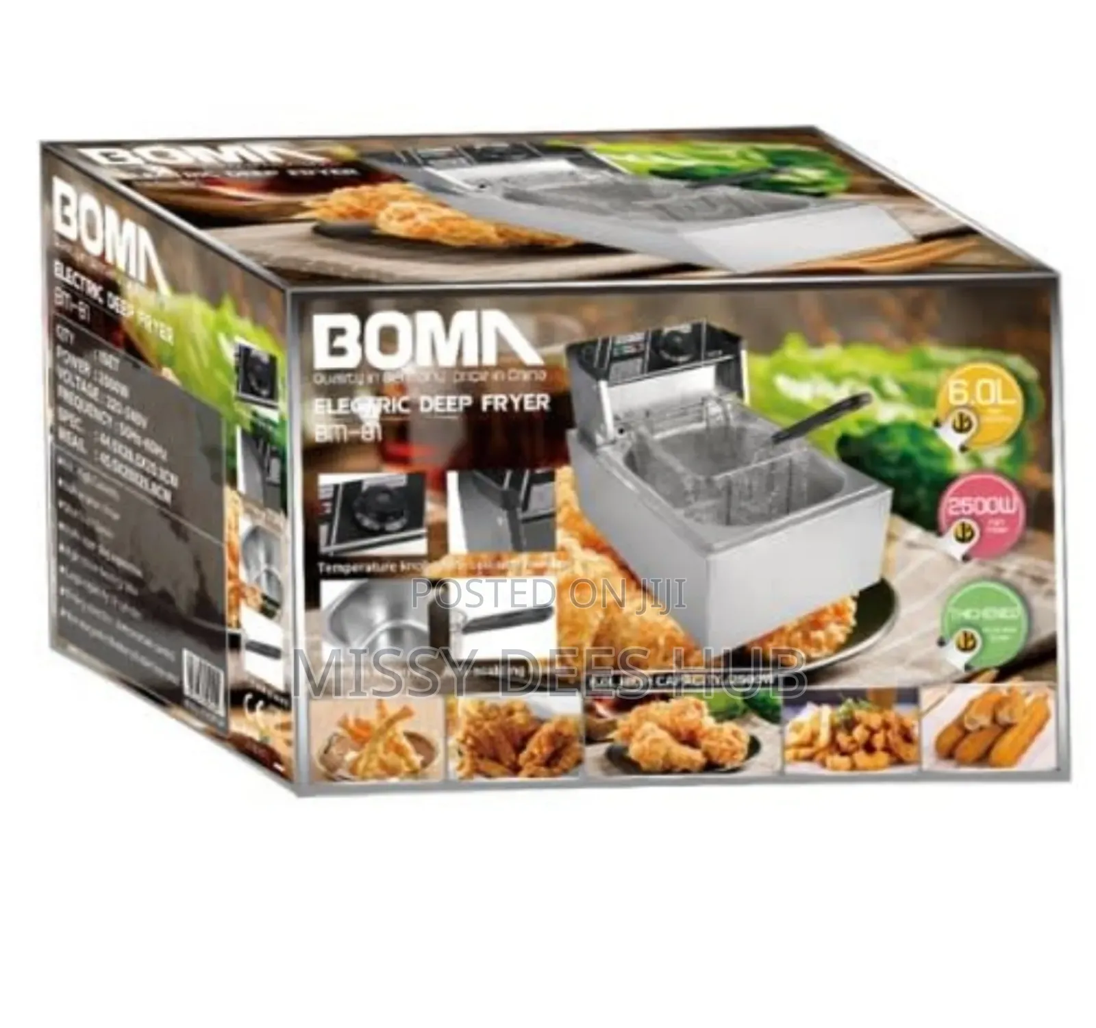 6l Deep Fryer - Boma