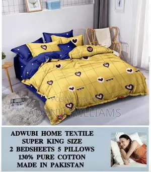 Super Soft Pure Cotton Bed Sheets (Slide 4 More Diff Colors