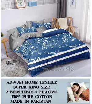 Super Soft Pure Cotton Bed Sheets (Slide 4 More Diff Colors