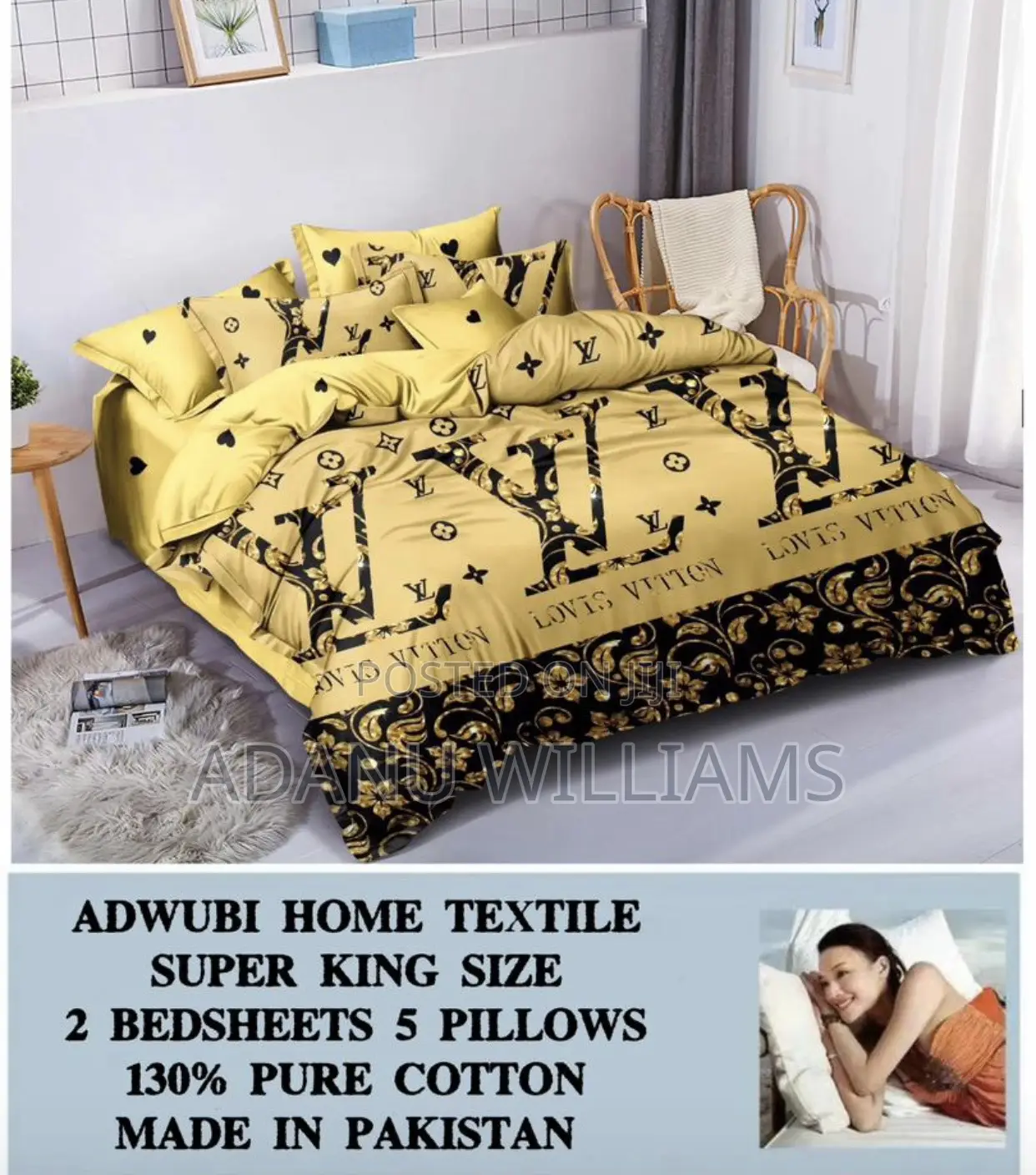 Super Soft Pure Cotton Bed Sheets (Slide 4 More Diff Colors