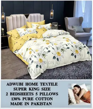 Super Soft Pure Cotton Bed Sheets (Slide 4 More Diff Colors