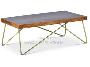 Steve Silver Co Walter Brass Inlay Cocktail Table, WT300C