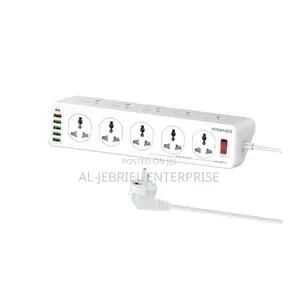 Promate Powermatrix 2500w Output Power Strip With USB Ports