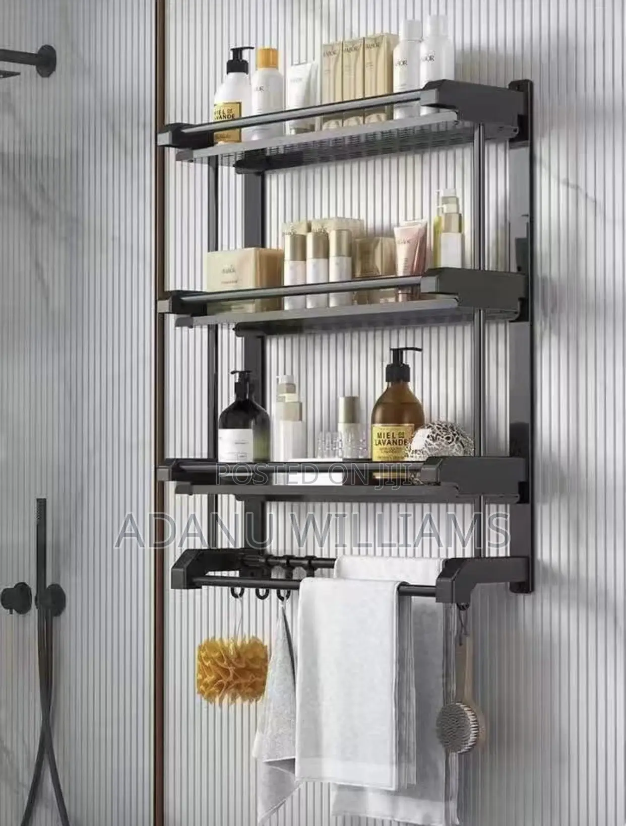 Quality Bathroom Towel Hanger Shelves Stainless Steel