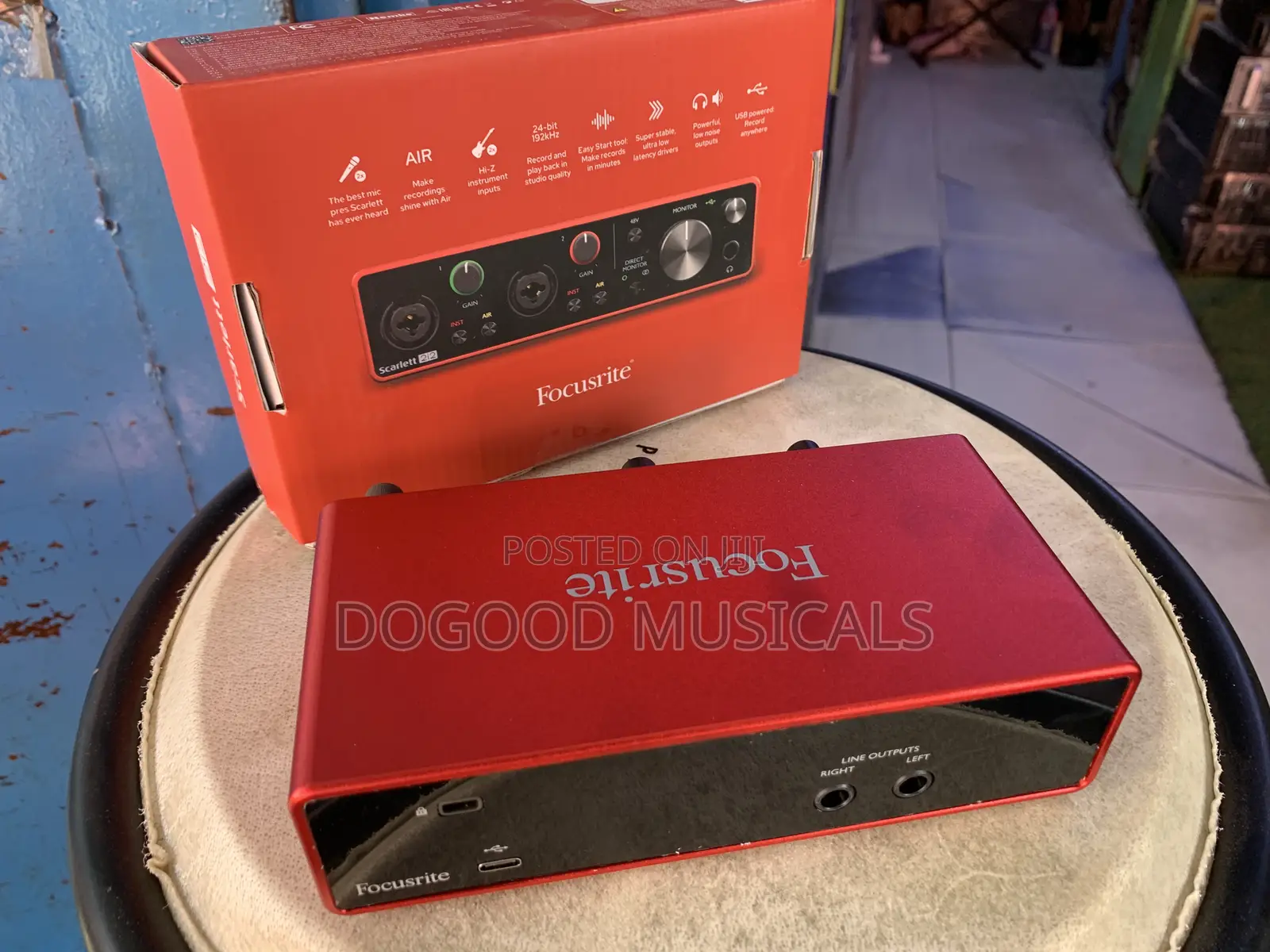 Focusrite Scarlett 2i2 3rd Gen Usb Audio Interface