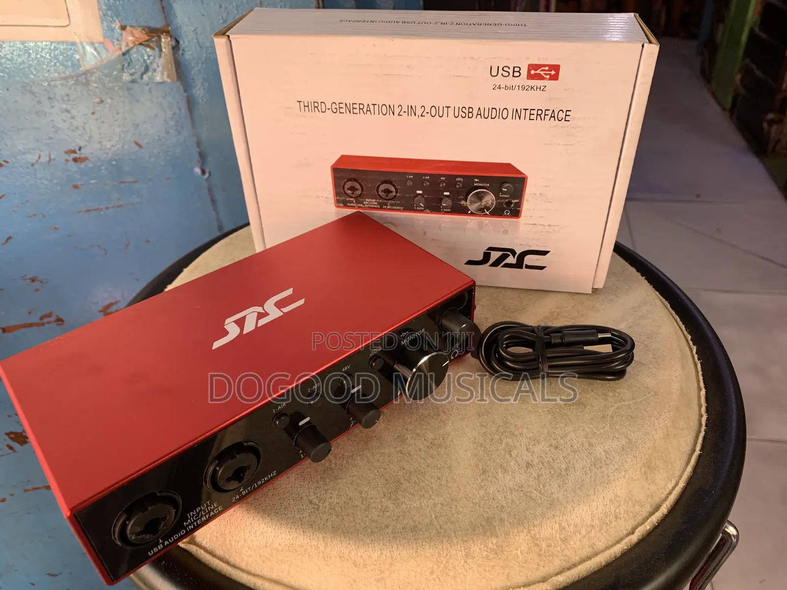 Jac 2x2(2i2)3rd Gen Usb Audio Interface(Soundcard)