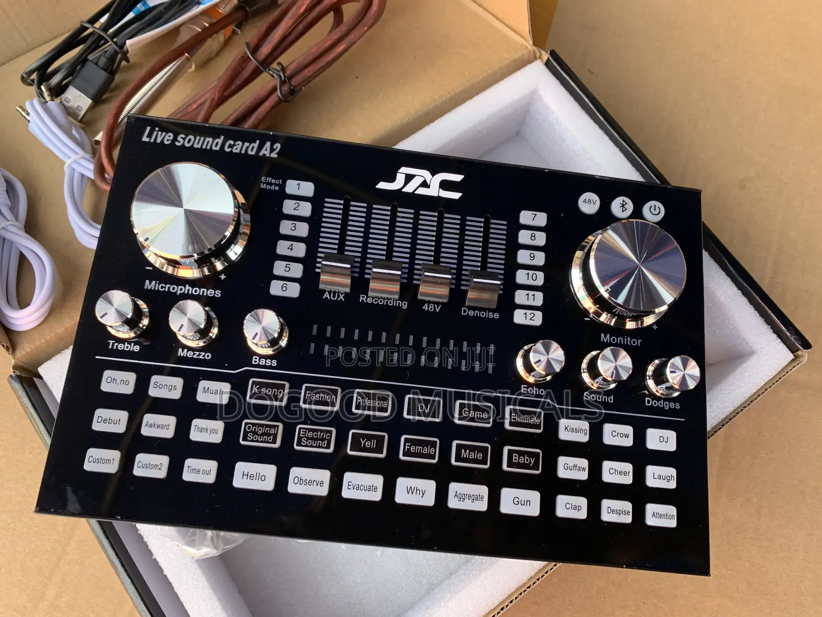Jac Professional Audio Mixer,A2 Live Sound Card