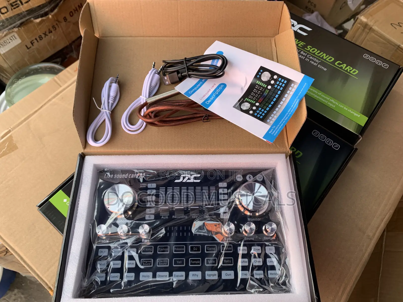 Jac Professional Audio Mixer,A2 Live Sound Card