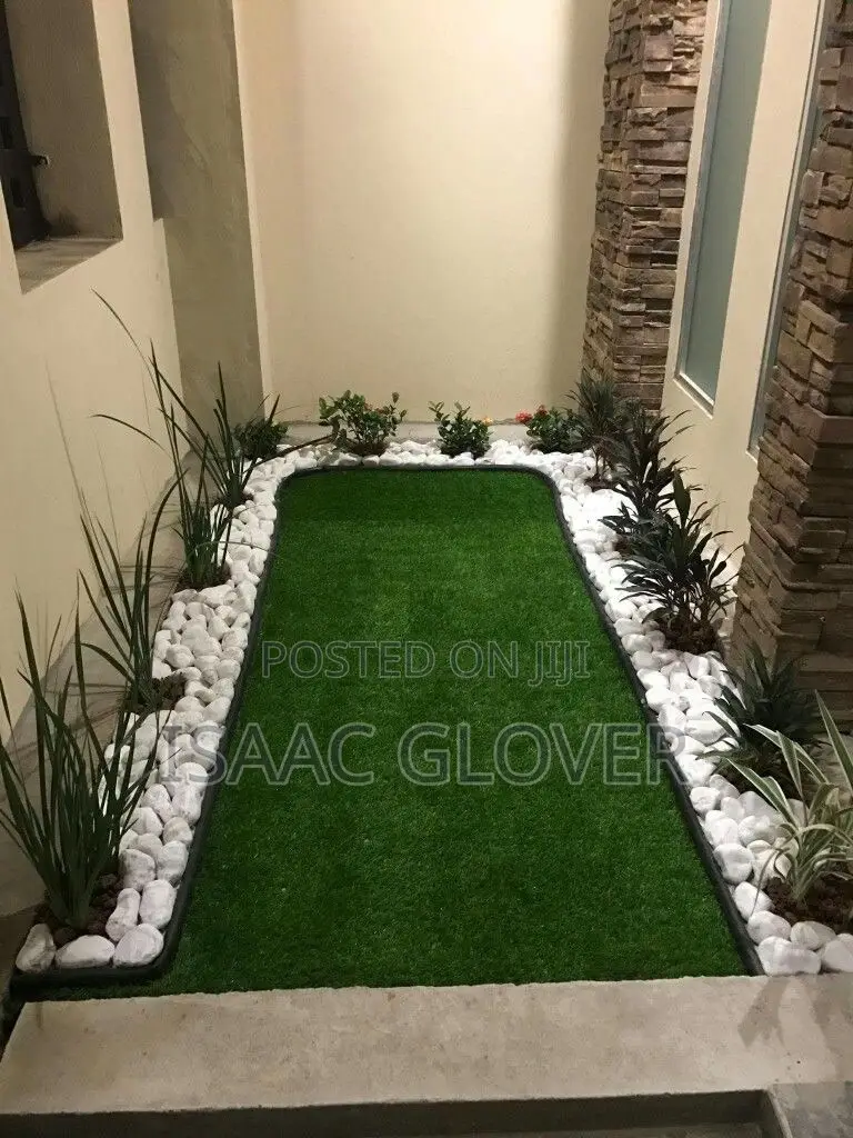 Landscaping and Concrete Stamped Floor