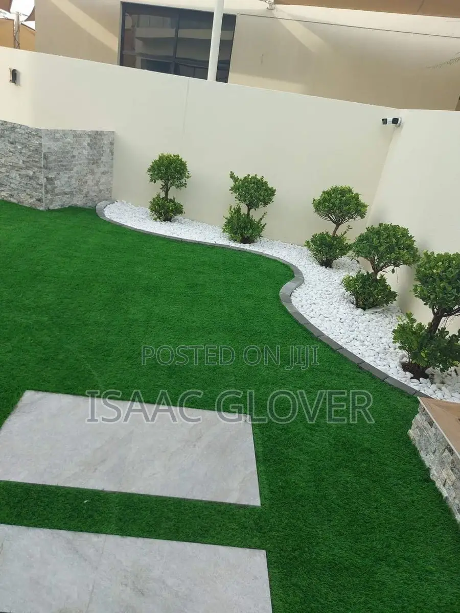 Landscaping and Concrete Stamped Floor