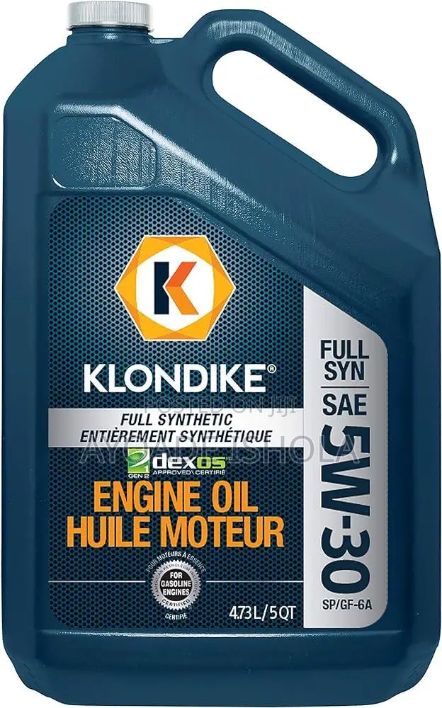 3 In1 5l Each Klondike 5w-30 Full Synthetic Engine Oil,