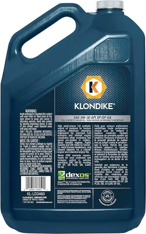 3 In1 5l Each Klondike 5w-30 Full Synthetic Engine Oil,