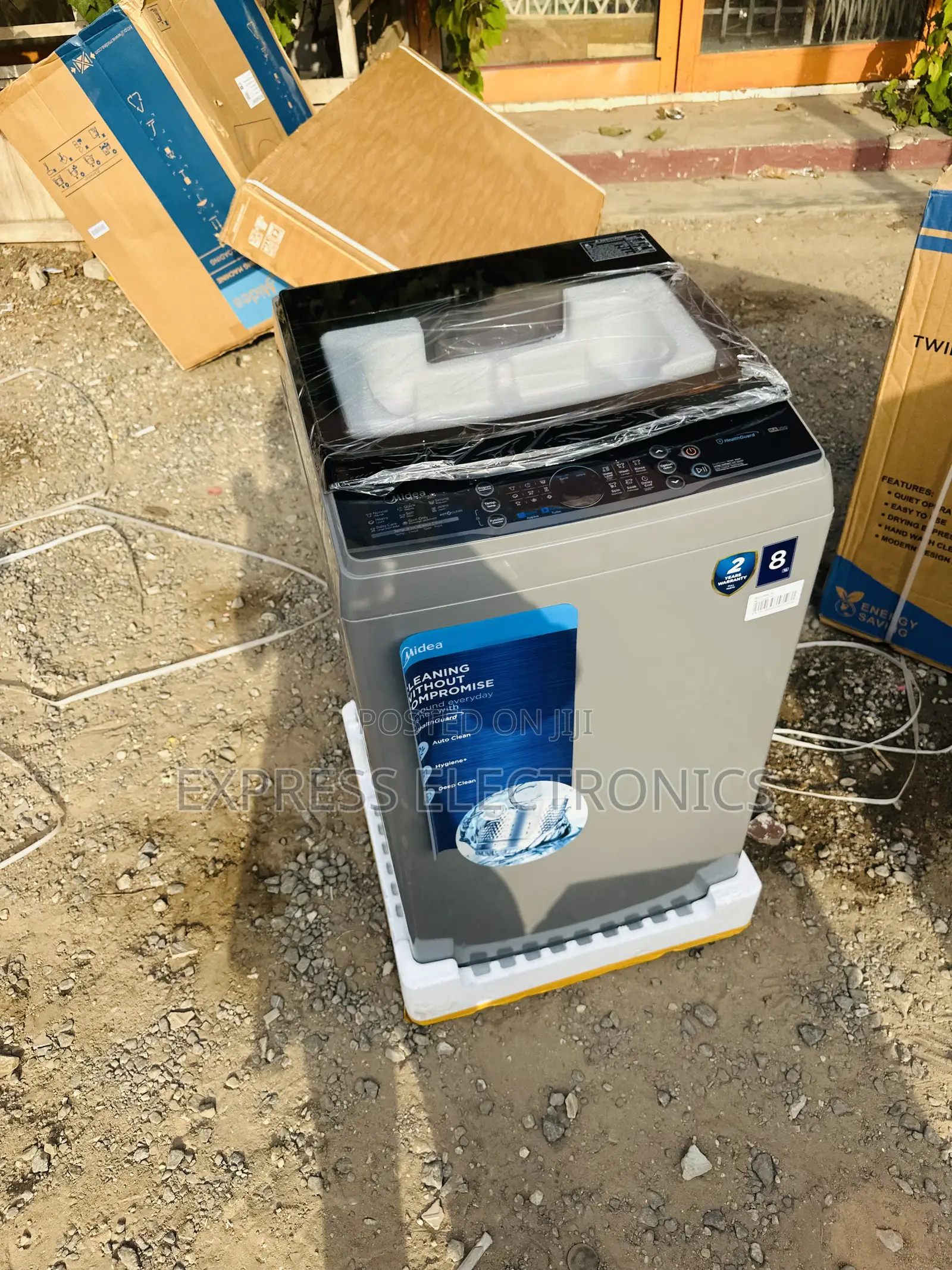 Spin Speed 8kg Topload Midea 8kg MA200W80/G.