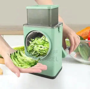 3-in-1 Kitchen Grater • Shredder • Slicer With Suction Base