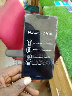 New Huawei Y7 Prime 64 GB Black