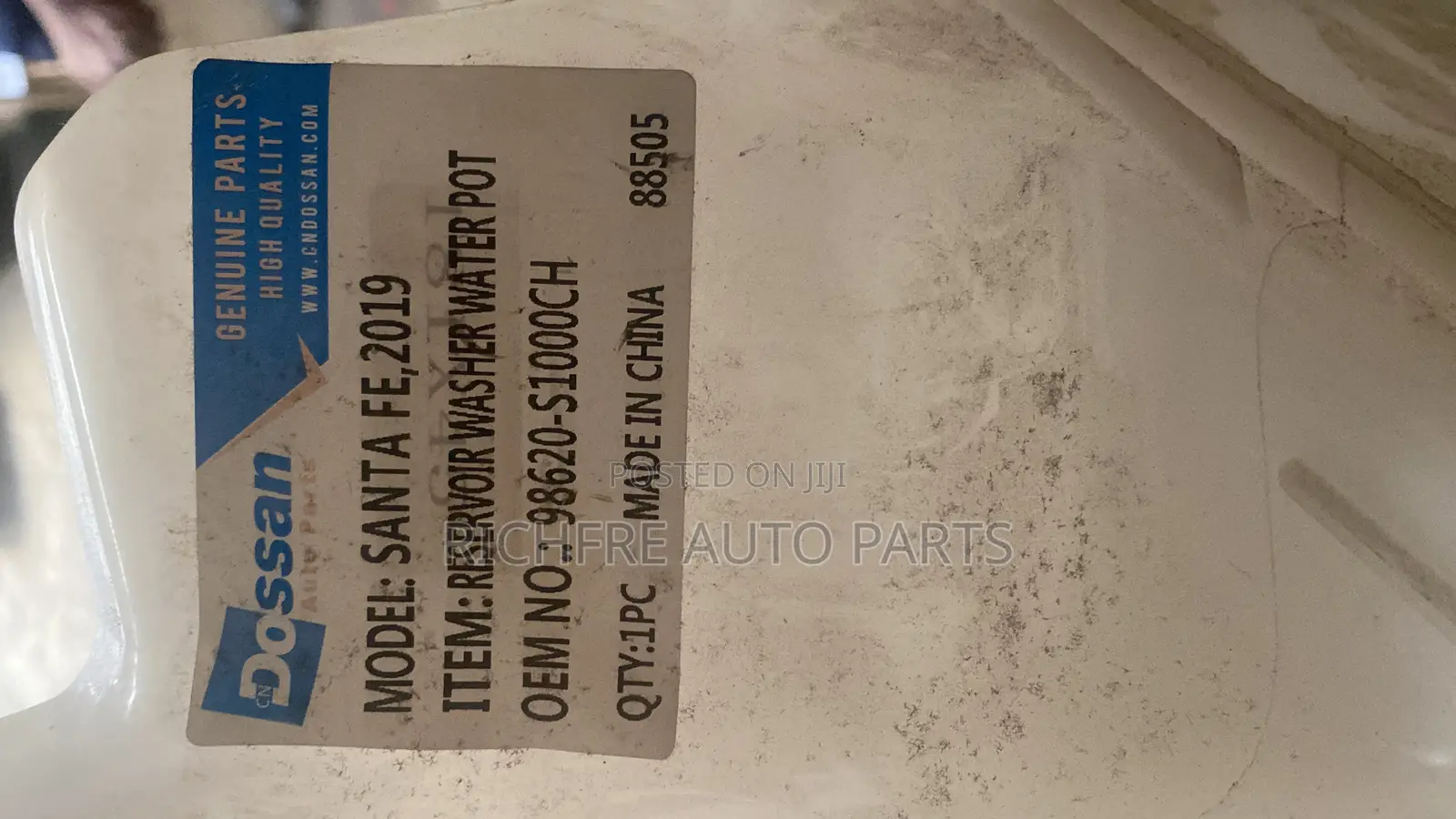 Hyundai Santa Fe 2019-2020 Reservior Wiper Washer