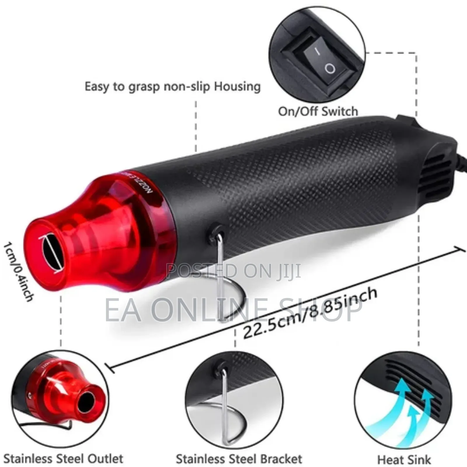 Mini Hot Heat Air Shrinking Gun 300w