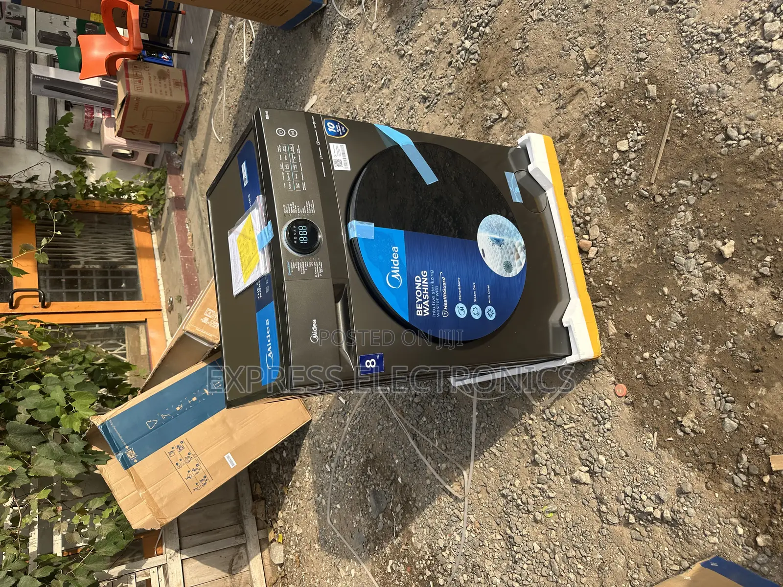 Purchase the New Grey MF-200W80WB/T 8kg Front Load Midea