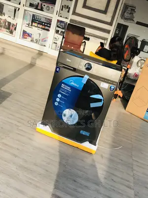 Fabulous Front Load Midea 8kg MF200W80WB/T Full Auto Washer