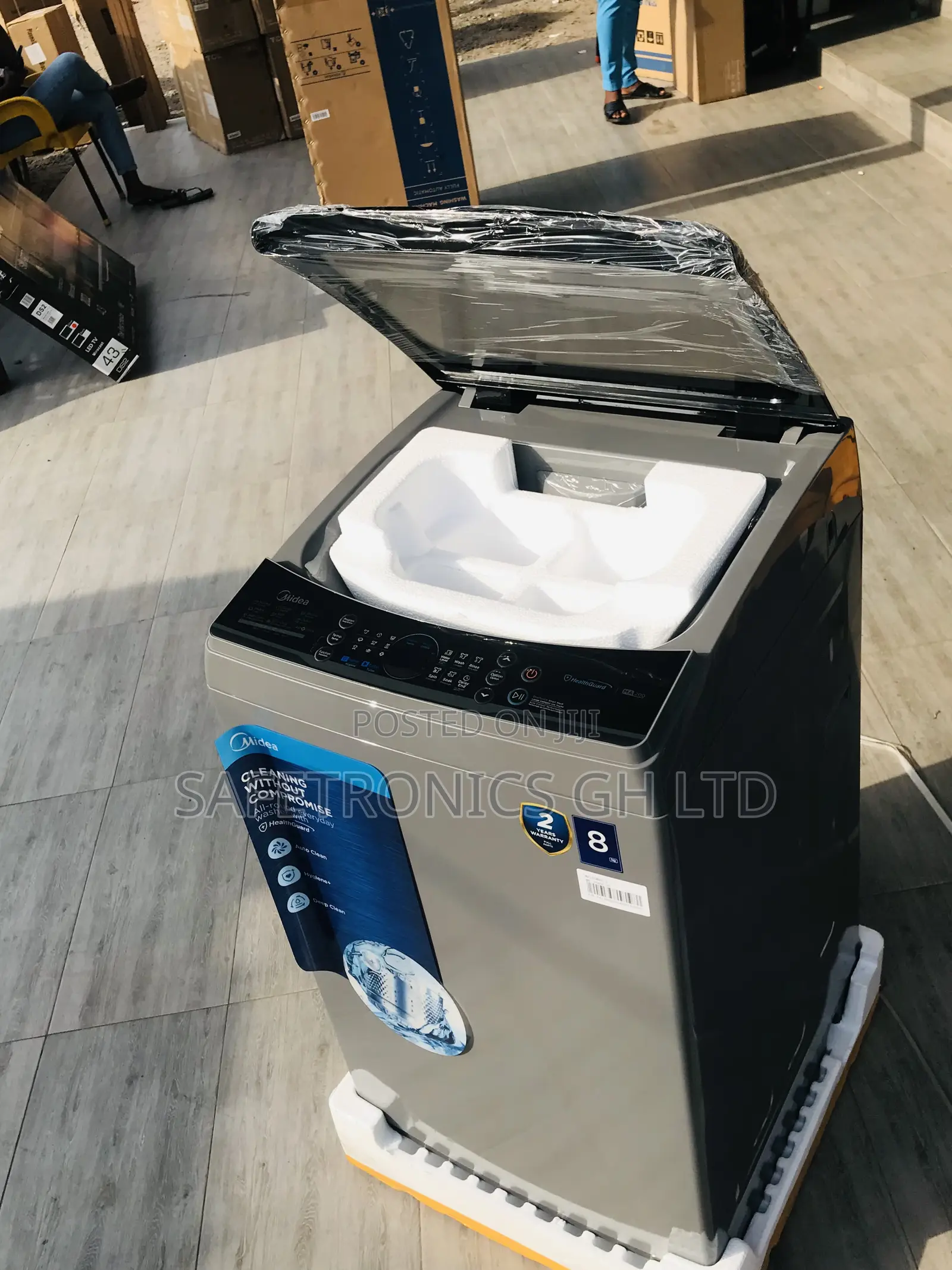 Get Reliable 18kg Front Load Midea MA200W80/G Top Load