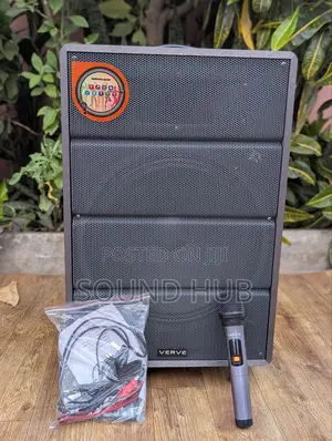 Verve 15" Professional Rechargeable Audio System With Microphone