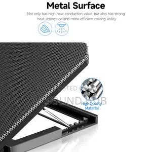Laptop Cooler 2-Fan Laptop Cooling Stand Low Noise