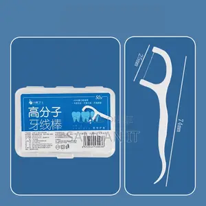 50 PCS Dental Floss Tooth Picks Plastic Oral Teeth Floss
