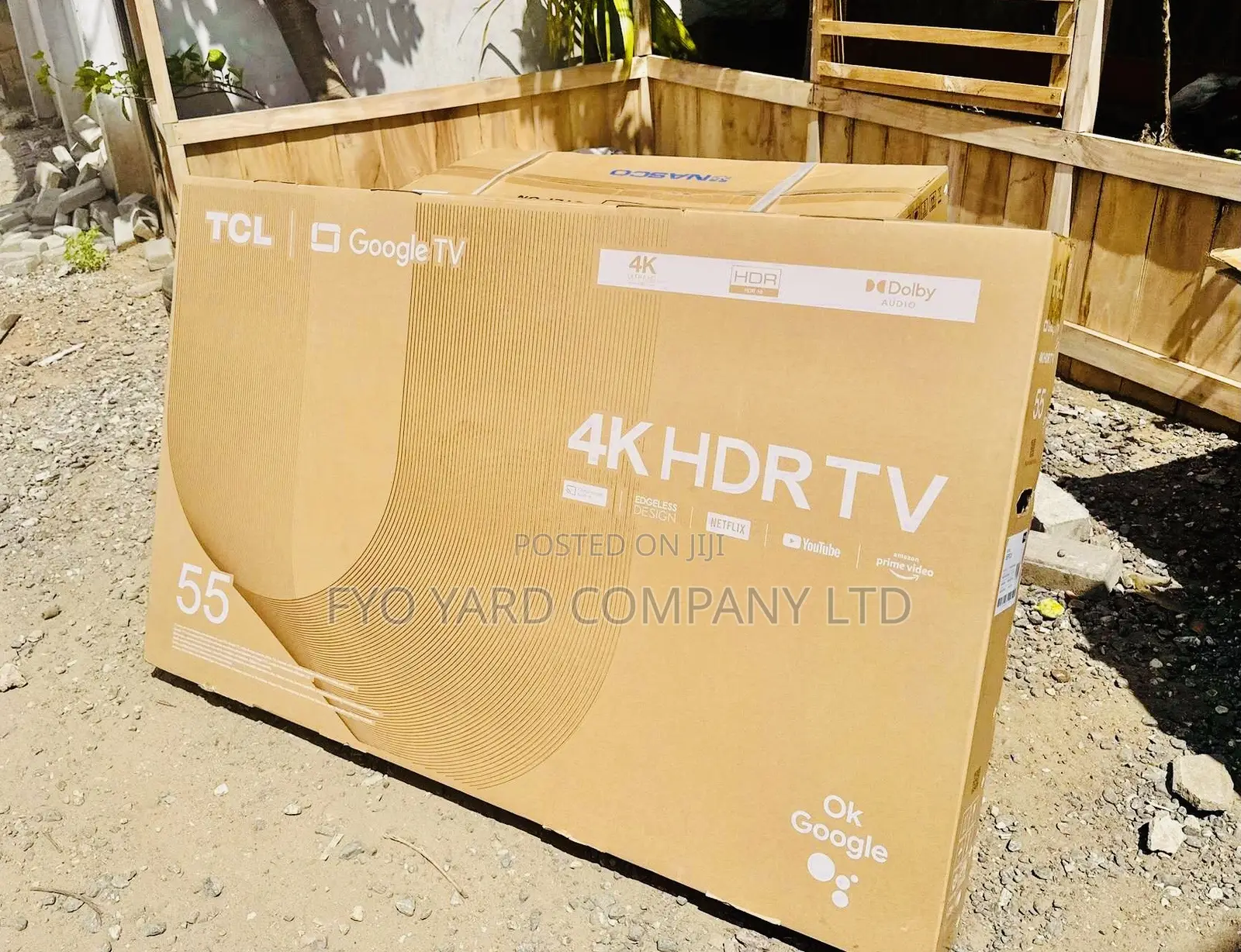 Edgeless-Less Design Tcl* 55inch Smart Android Wifi Tv