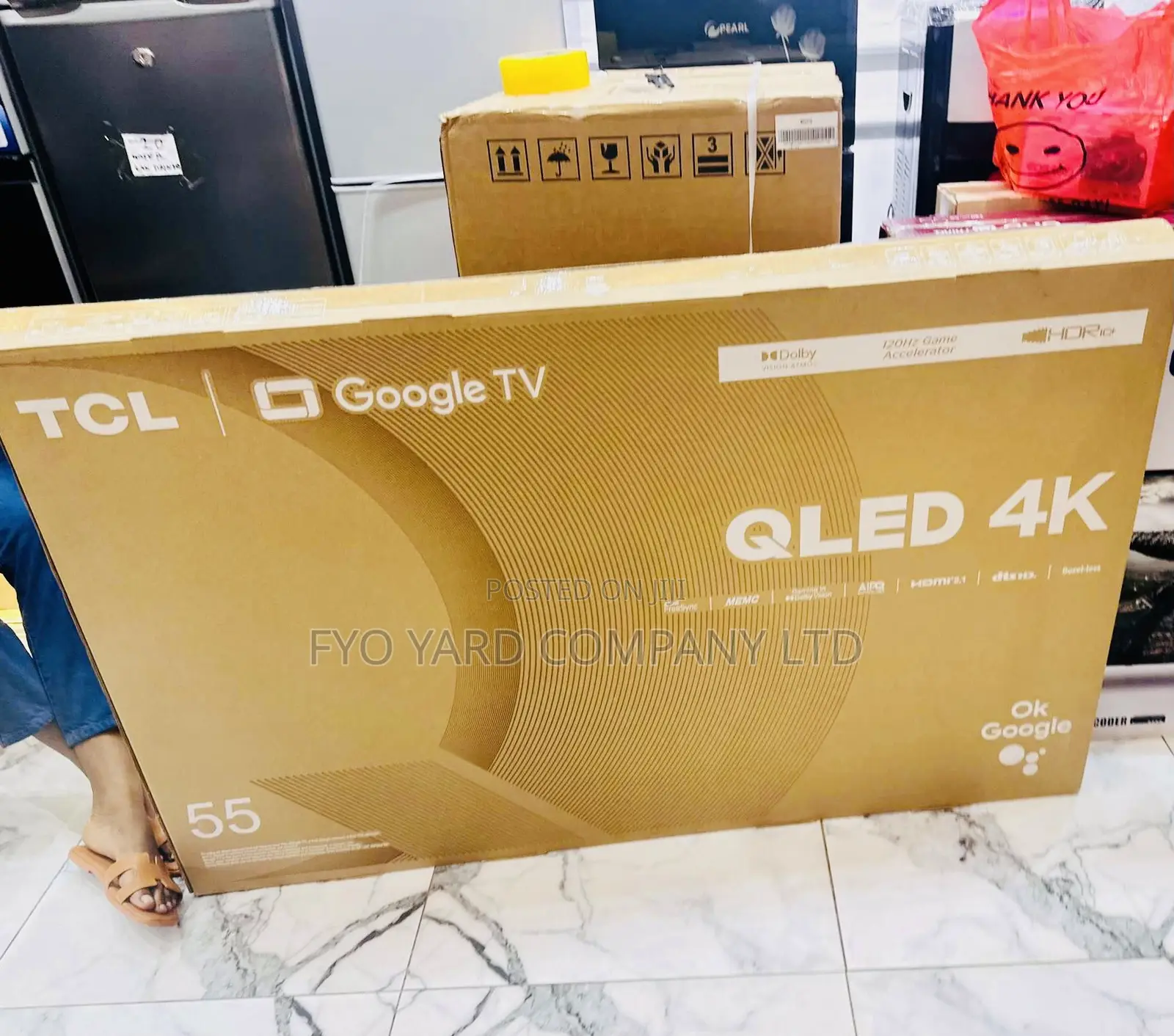 New Label TCL 55inc HDR Smart Satellite Andriod Tv
