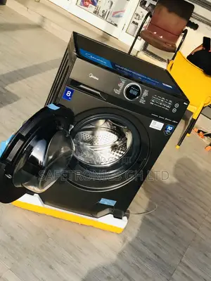 Get Steam Care Front Load Midea 8kg Full Auto Washer