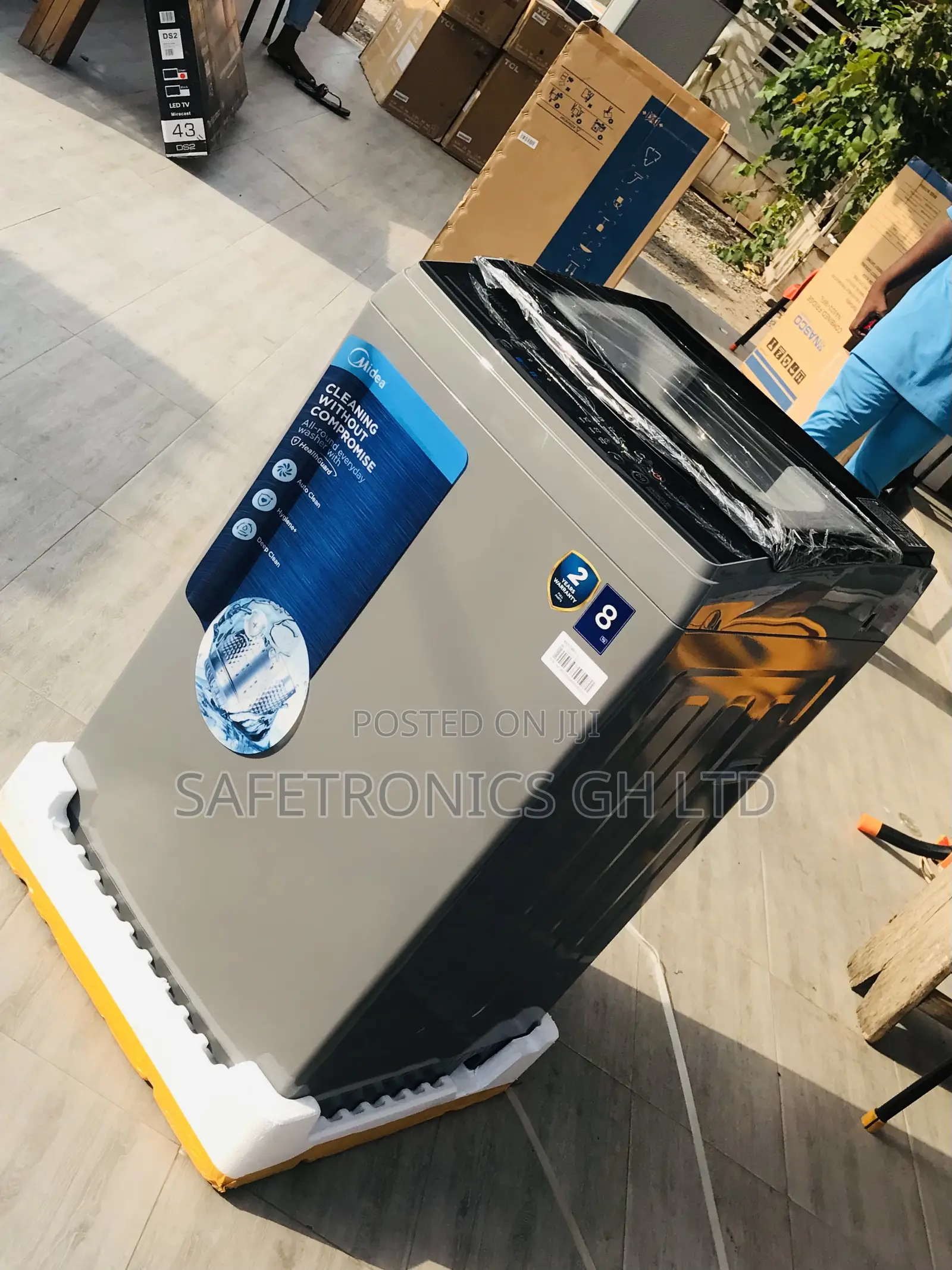 Original Midea 8kg Top Load Full Automatic Washingmachine