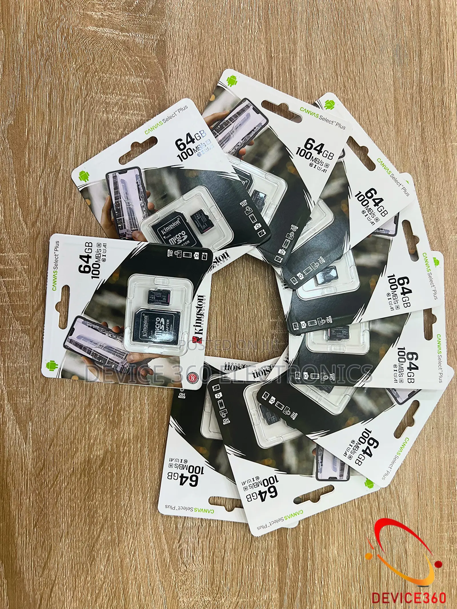 Kingston 64GB Canvas Selectplus UHS-I Microsdxc Memory Card