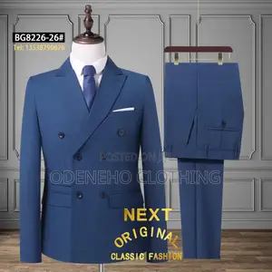 Classic Next Double Breasted Suit for Men