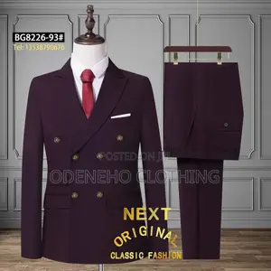 Classic Next Double Breasted Suit for Men