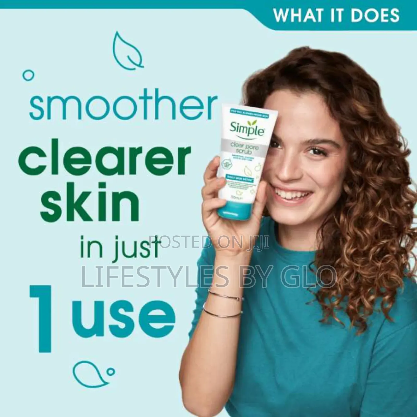 Simple Clear Pore Facial Scrub