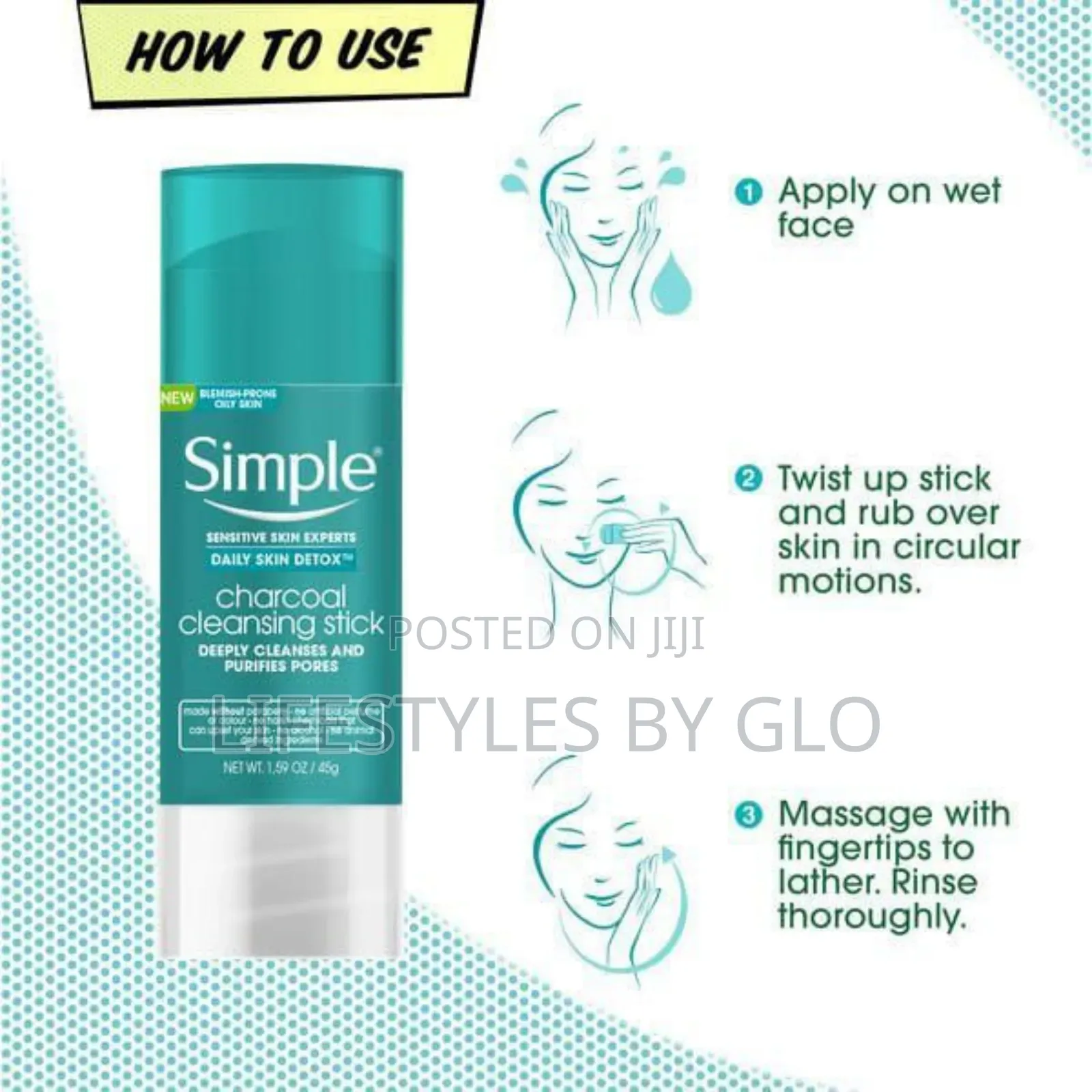 Simple Charcoal Cleansing Stick