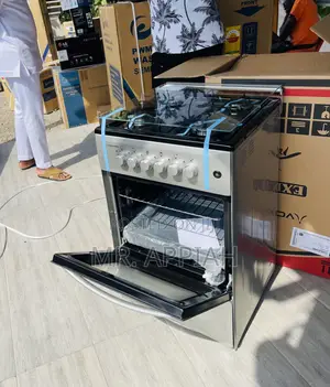 Fabulous Gas Oven 4 Burner With Grill(Gray).