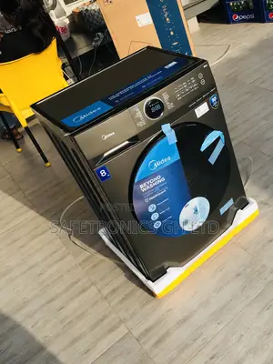 Grab Inverter 8kg Front Load Midea Full Auto Washingmachine