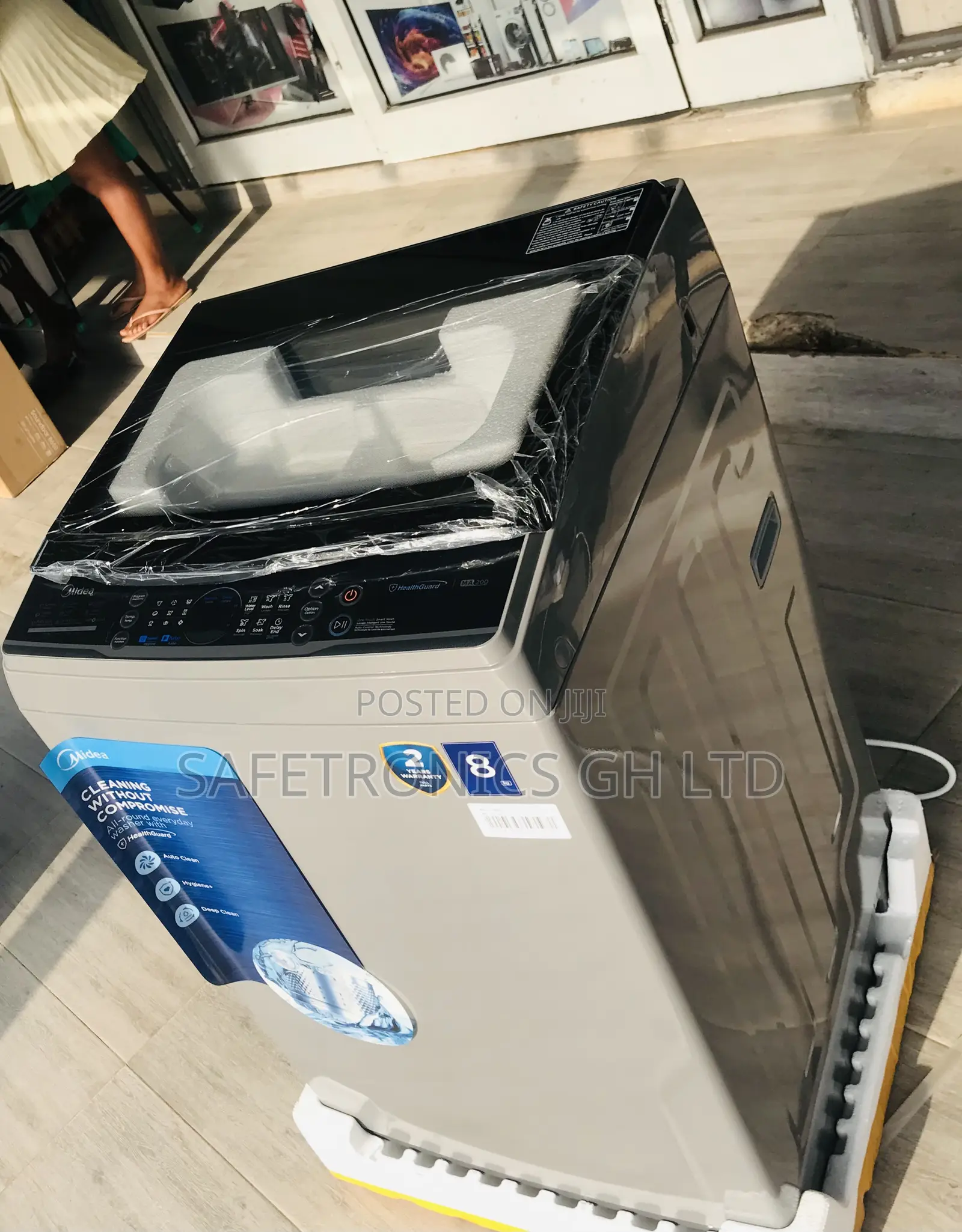 Adjustable 8kg Full Auto Midea Washer Topload