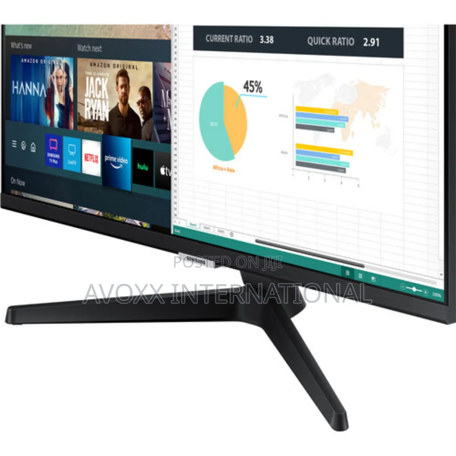 Samsung S24am506nn 24" 16:9 Ips Smart Monitor W/Streaming Tv