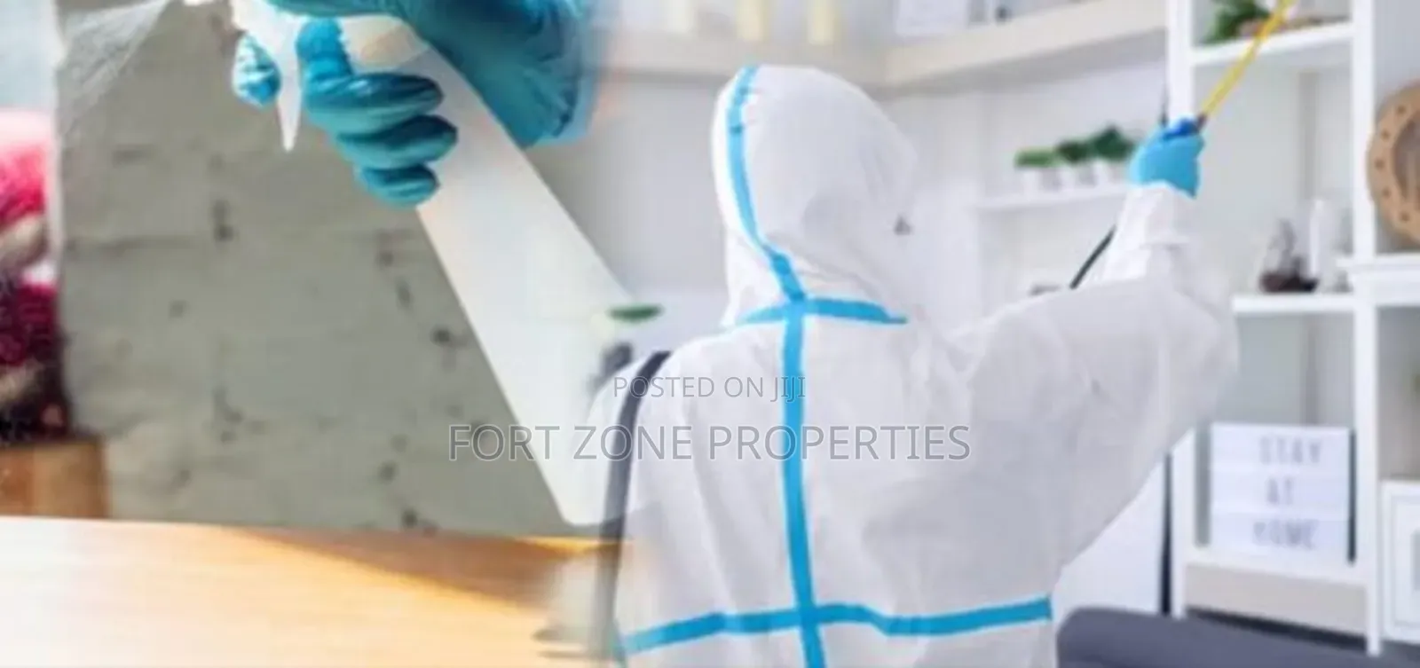 Ghanaian Fumigation and Disinfection With Cleantex