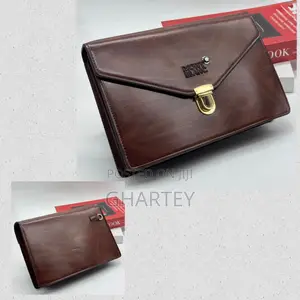 Mont Blanc Large Size Leather Men’S Purse