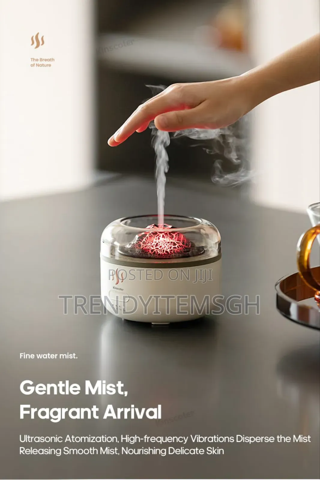Volcano Aroma Diffuser Small Essential Oil Humidifier 160ml