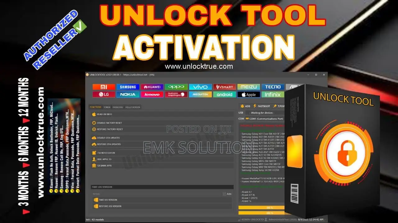 GSM Phone Tools Reseller Activation Services
