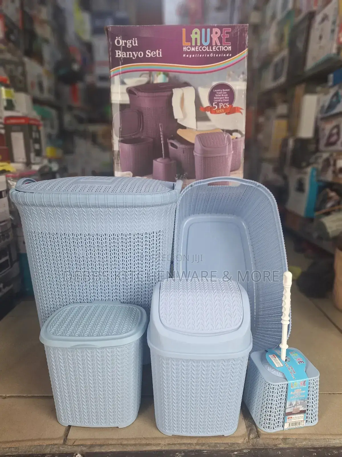 5pcs Laure Homecollection Laundry Sets
