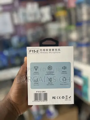 F15 Lavalier Wireless Microphone (2 In 1)
