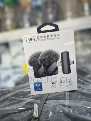 F15 Lavalier Wireless Microphone (2 In 1)
